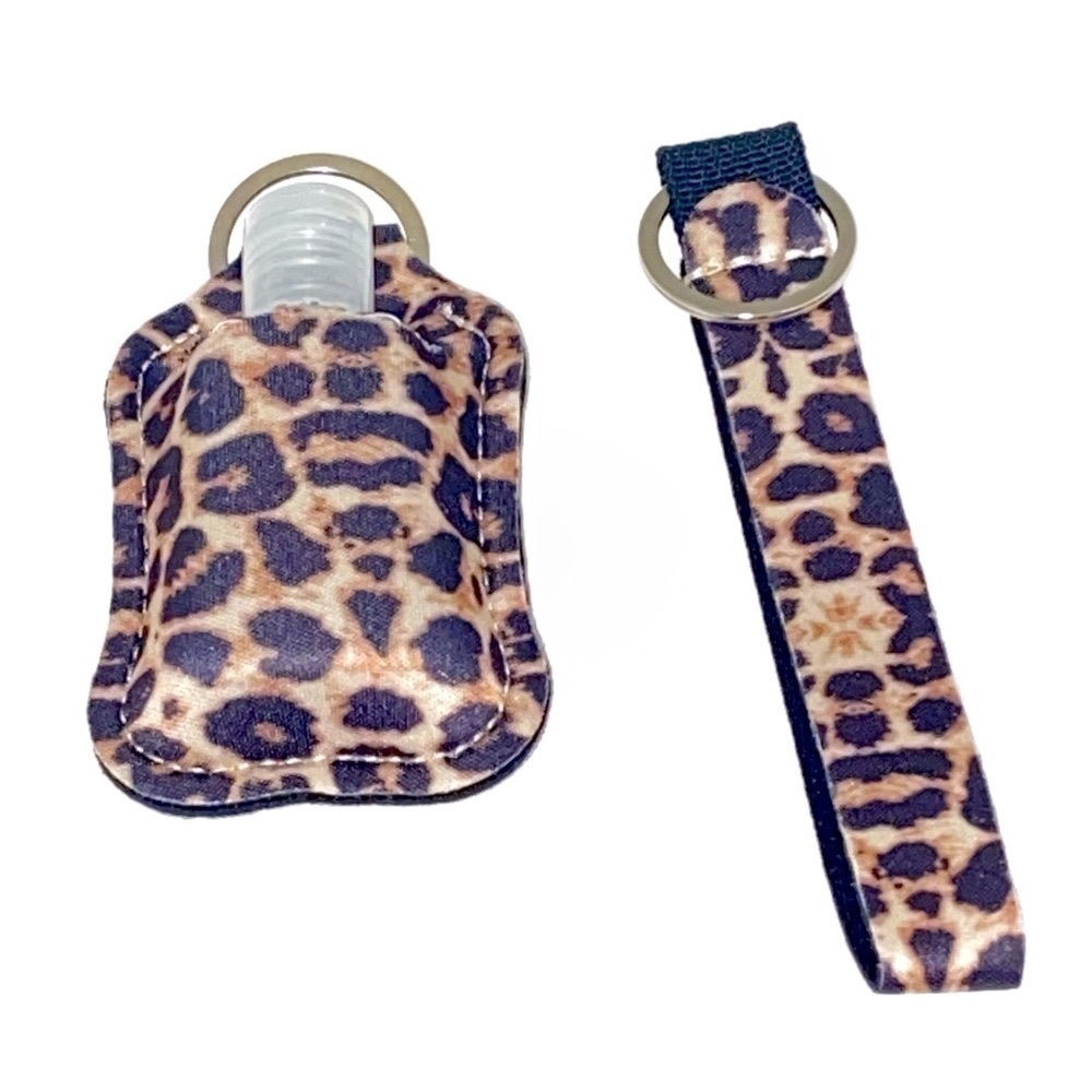 Wristlet with Refillable Bottle Sunscreen Hand Sanitizer